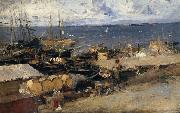 Konstantin Korovin Port oil painting on canvas